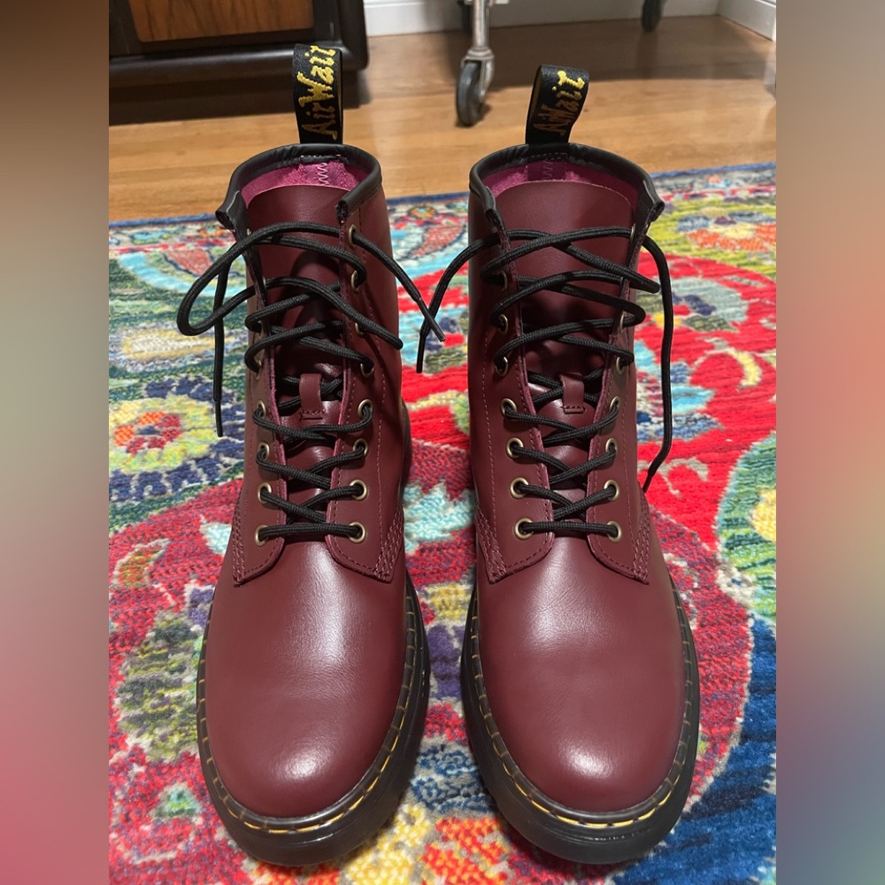 Dr. Marten Zavala Oxblood boots
